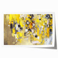 Bold Yellow Moody Modern Wall Art – Abstract Canvas for Vibrant Spaces