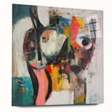 Large Abstract Expressionist Wall Art – Modern Colorful Canvas Print
