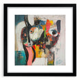 Large Abstract Expressionist Wall Art – Modern Colorful Canvas Print