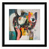 Large Abstract Expressionist Wall Art – Modern Colorful Canvas Print