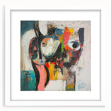 Large Abstract Expressionist Wall Art – Modern Colorful Canvas Print