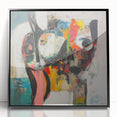 Large Abstract Expressionist Wall Art – Modern Colorful Canvas Print