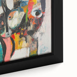 Large Abstract Expressionist Wall Art – Modern Colorful Canvas Print