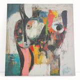 Large Abstract Expressionist Wall Art – Modern Colorful Canvas Print