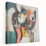 Large Abstract Expressionist Wall Art – Modern Colorful Canvas Print