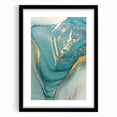 Upscale Abstract Art Collection – Teal & Gold Luxury Canvas