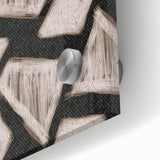 Earthen Harmony Abstracts - Geometric Triangular Abstract Art