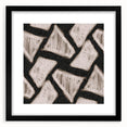 Earthen Harmony Abstracts - Geometric Triangular Abstract Art