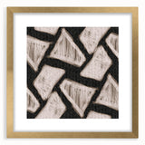 Earthen Harmony Abstracts - Geometric Triangular Abstract Art