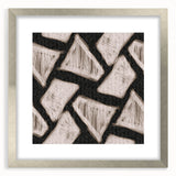 Earthen Harmony Abstracts - Geometric Triangular Abstract Art