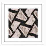Earthen Harmony Abstracts - Geometric Triangular Abstract Art