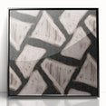 Earthen Harmony Abstracts - Geometric Triangular Abstract Art
