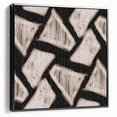 Earthen Harmony Abstracts - Geometric Triangular Abstract Art