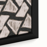 Earthen Harmony Abstracts - Geometric Triangular Abstract Art
