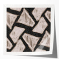 Earthen Harmony Abstracts - Geometric Triangular Abstract Art