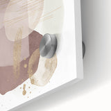 Contemporary Minimalist Wall Art – Beige and Brown Geometric Print