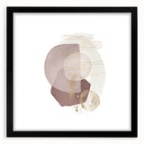 Contemporary Minimalist Wall Art – Beige and Brown Geometric Print