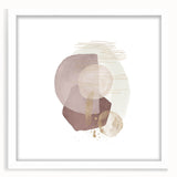 Contemporary Minimalist Wall Art – Beige and Brown Geometric Print
