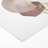 Contemporary Minimalist Wall Art – Beige and Brown Geometric Print