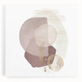 Contemporary Minimalist Wall Art – Beige and Brown Geometric Print