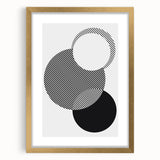 Minimalist Wall Decor – Geometric Abstract Circles Print