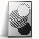 Minimalist Wall Decor – Geometric Abstract Circles Print
