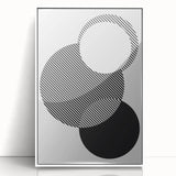 Minimalist Wall Decor – Geometric Abstract Circles Print