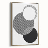 Minimalist Wall Decor – Geometric Abstract Circles Print