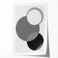 Minimalist Wall Decor – Geometric Abstract Circles Print
