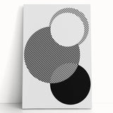 Minimalist Wall Decor – Geometric Abstract Circles Print