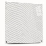 Contemporary Framed Abstract Art - Wavy Minimal Texture Design