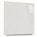 Contemporary Framed Abstract Art - Wavy Minimal Texture Design