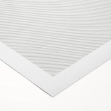 Contemporary Framed Abstract Art - Wavy Minimal Texture Design