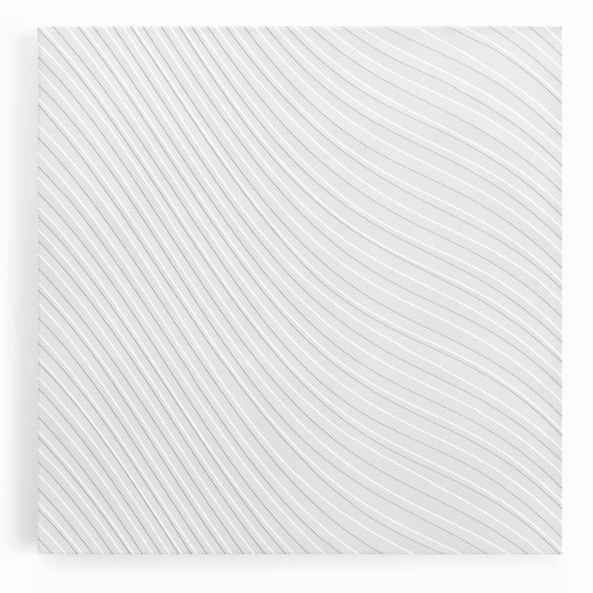 Contemporary Framed Abstract Art - Wavy Minimal Texture Design