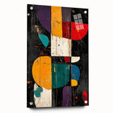 Modern Abstract Expressionist Wall Art – Geometric Canvas Print