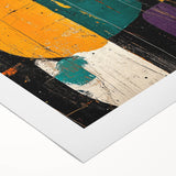 Modern Abstract Expressionist Wall Art – Geometric Canvas Print