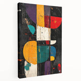 Modern Abstract Expressionist Wall Art – Geometric Canvas Print