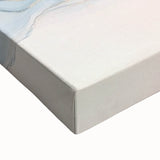 Premium Abstract Art Pieces – Sky Blue & Gold Luxury Canvas