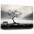 Misty Lake Bench - Fine Art Photography Framed Prints