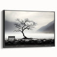 Misty Lake Bench - Fine Art Photography Framed Prints