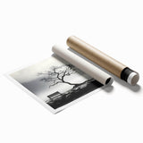 Misty Lake Bench - Fine Art Photography Framed Prints