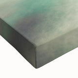 Minimalist Coastal Landscape Art – Misty Rock Island Ocean Scene