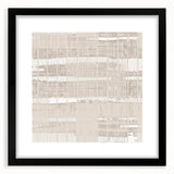 Textured Acrylic Wall Art - Subtle Modern Grid in Light Neutrals