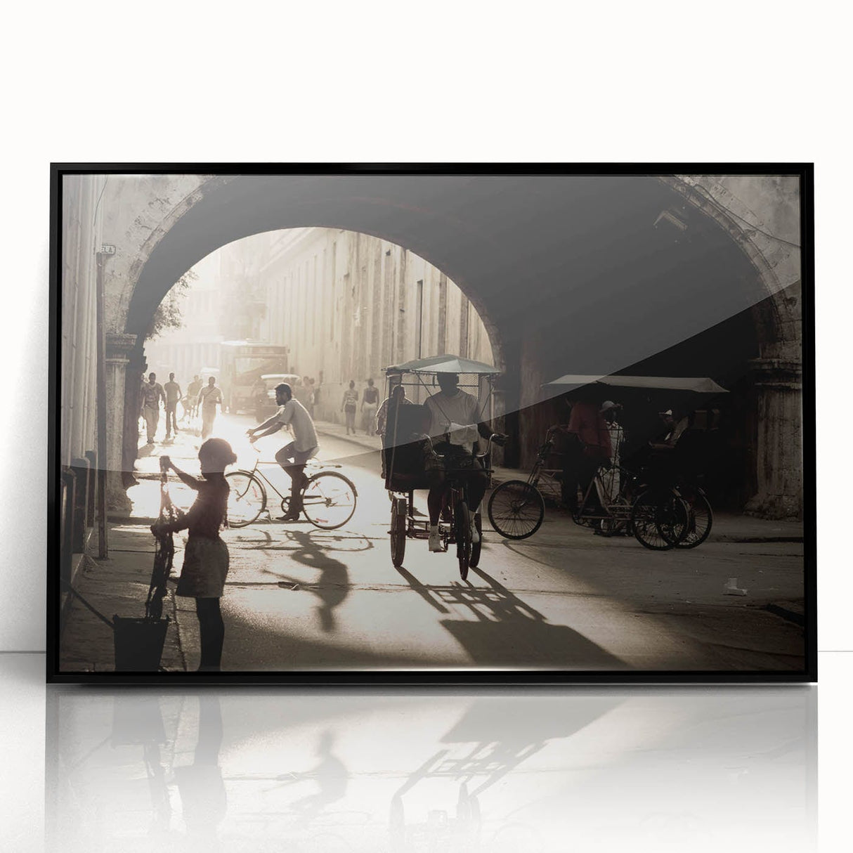 Contemporary City Wall Decor – Urban Scenery Photography Print