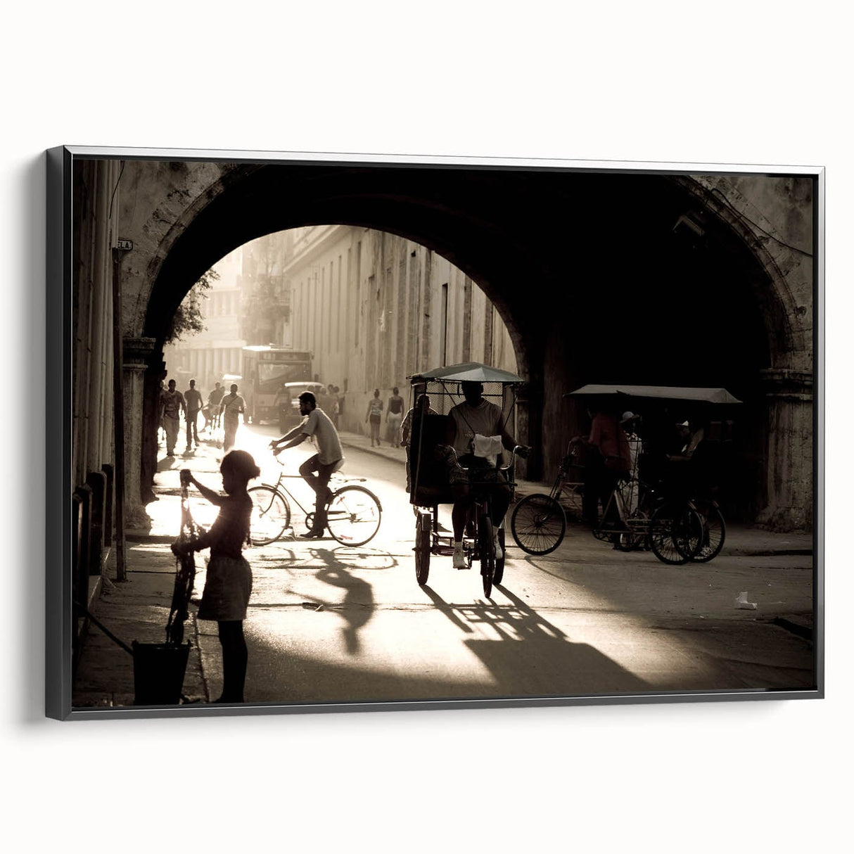 Contemporary City Wall Decor – Urban Scenery Photography Print