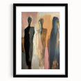 Elegant Abstract Figurative Wall Art – Modern Human Form Painting