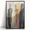 Elegant Abstract Figurative Wall Art – Modern Human Form Painting