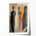 Elegant Abstract Figurative Wall Art – Modern Human Form Painting