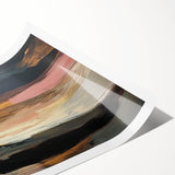 Elegant Abstract Figurative Wall Art – Modern Human Form Painting