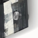 Minimalist Abstract Figurative Wall Art – Modern Monochrome Design